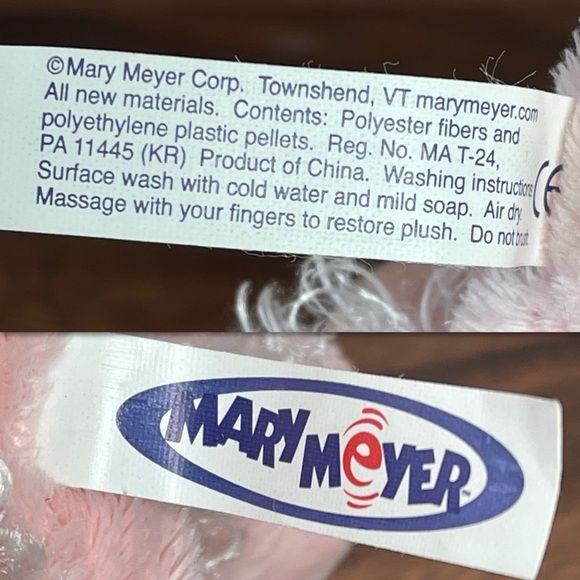 Mary Meyer Pink Poodle Plush NWT - Picture 6 of 9